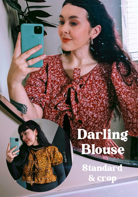The Darling Bow Blouse - 16 Fabrics