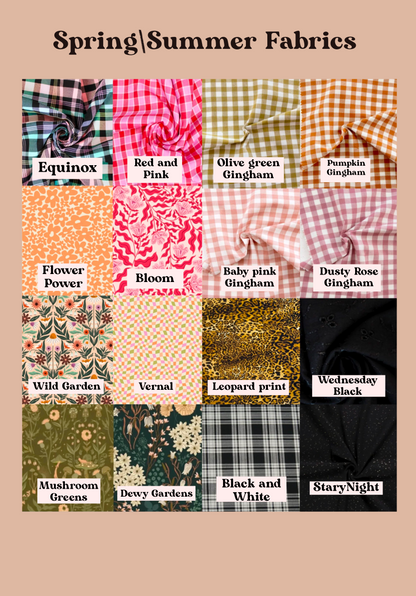 The Darling Bow Vest ~ 16 fabrics