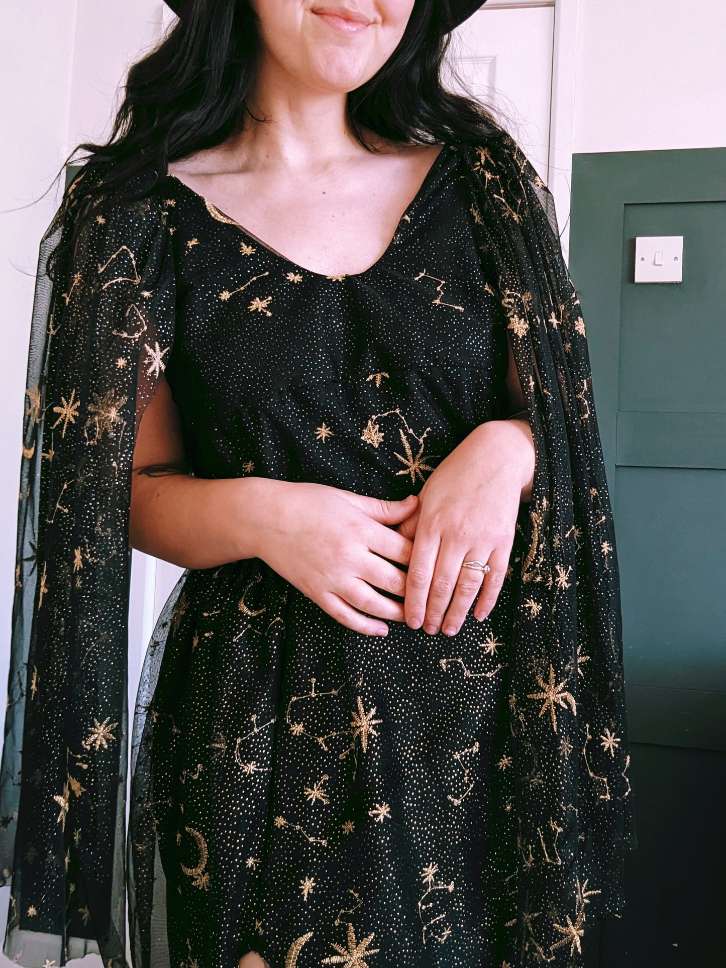 The Black Celestial Out-Out by Leveret Dress