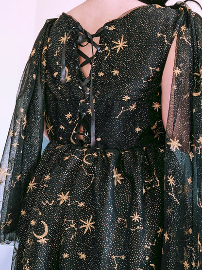 The Black Celestial Out-Out by Leveret Dress
