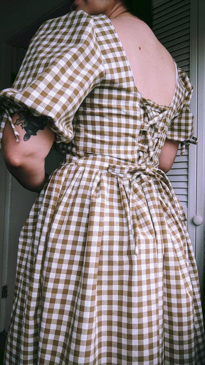 The Felicity Corset Midi Dress ~ 16 fabrics choices