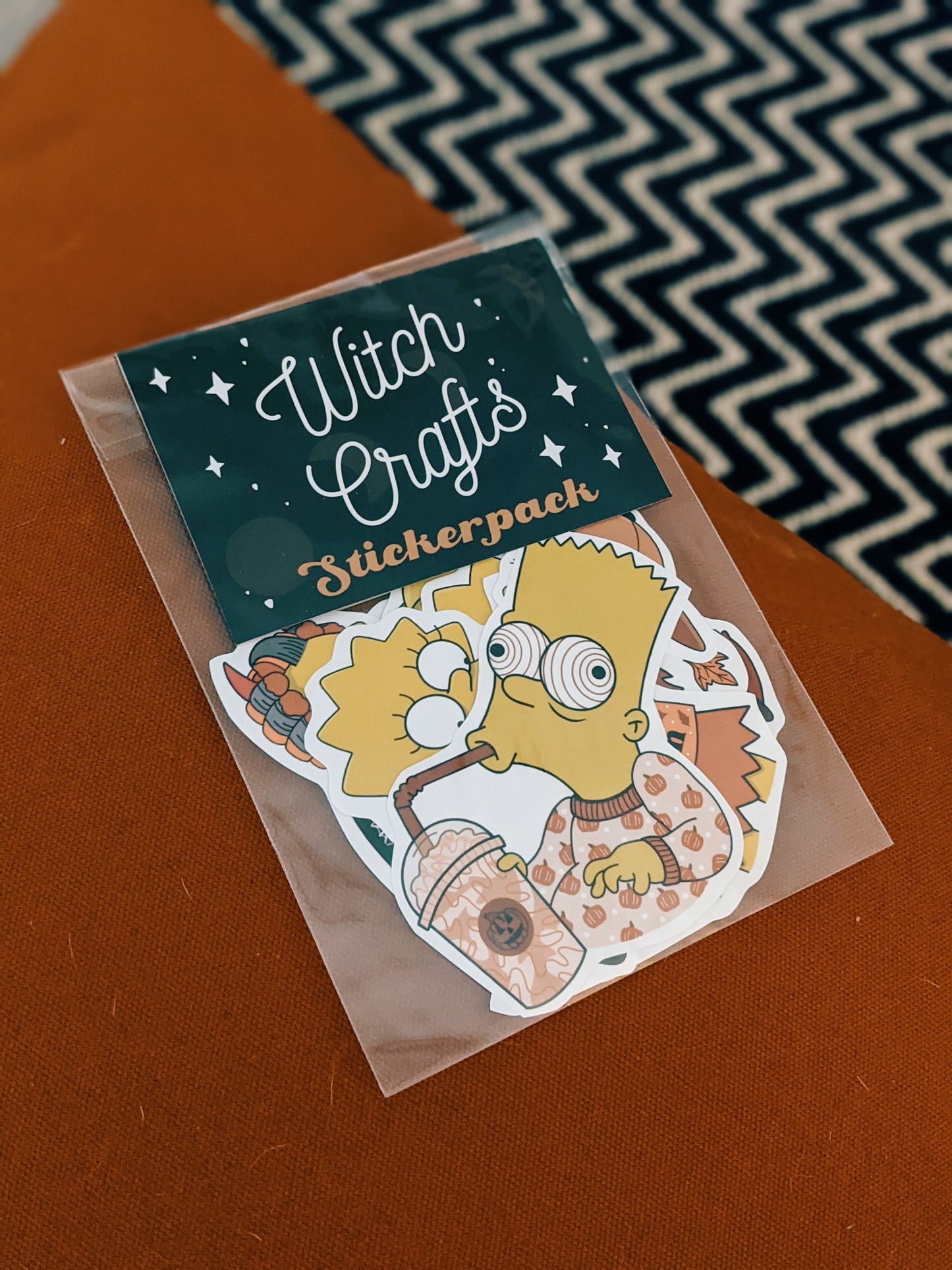 The Simpsons Autumnal Sticker Pack