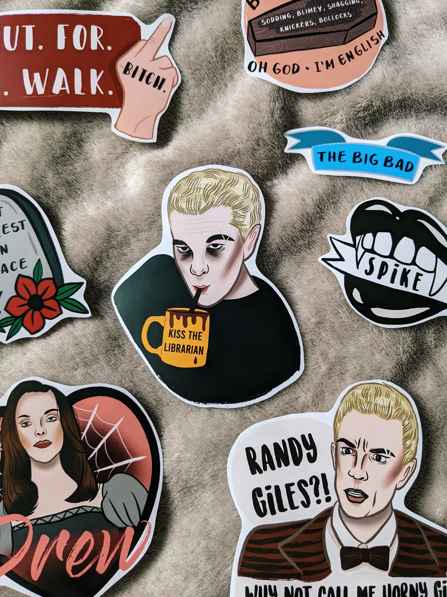 Spike Buffy Sticker Pack