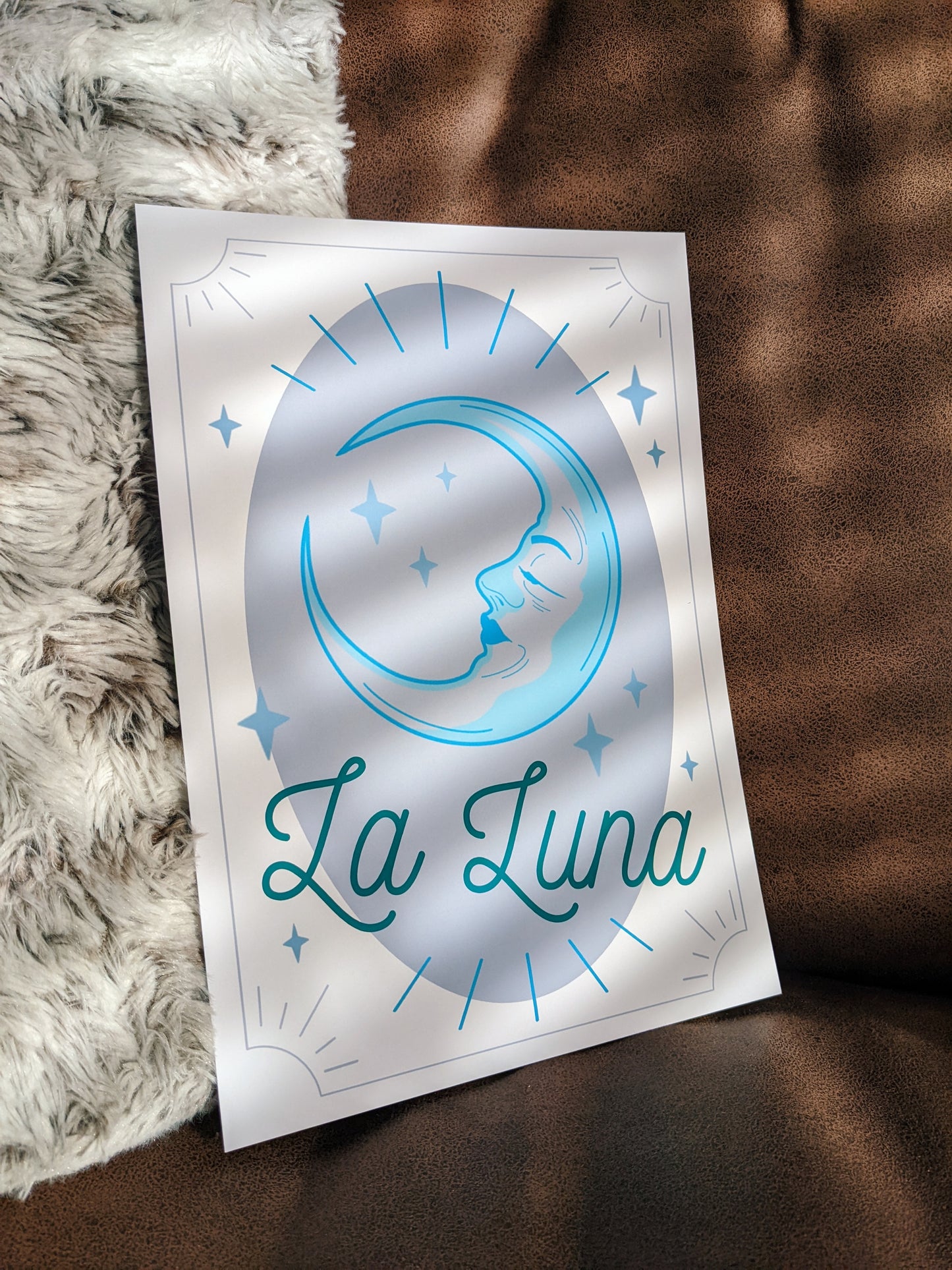 La Luna Tarot Style Art Print