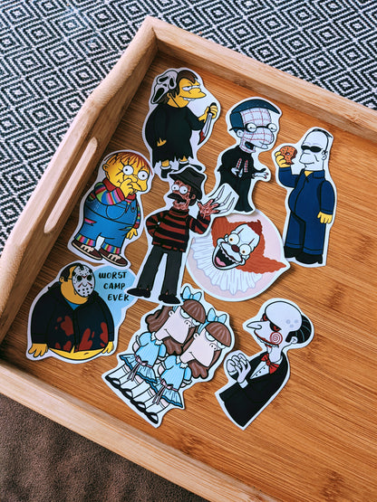 Horror x Simpsons Sticker Pack