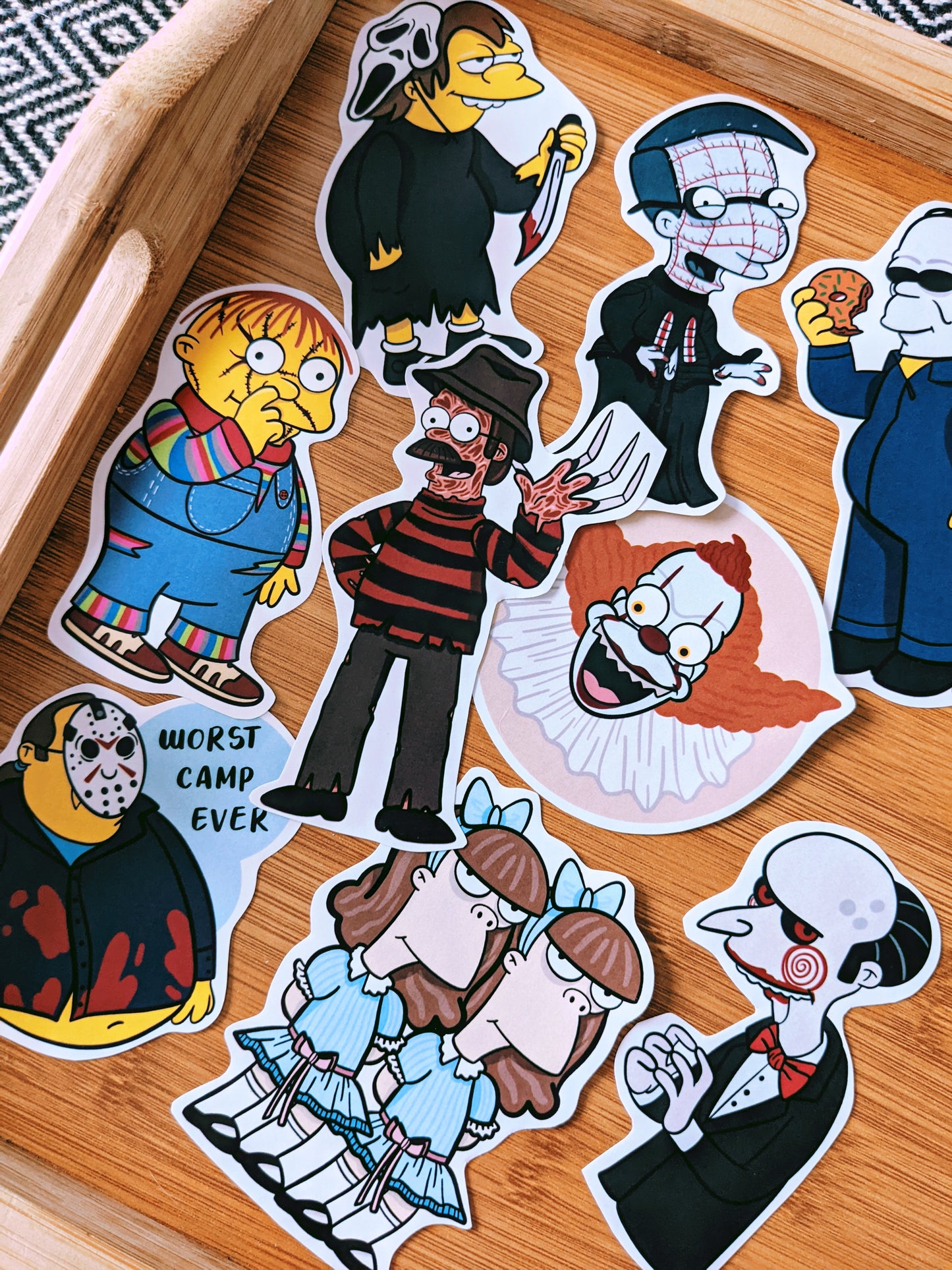 Horror x Simpsons Sticker Pack