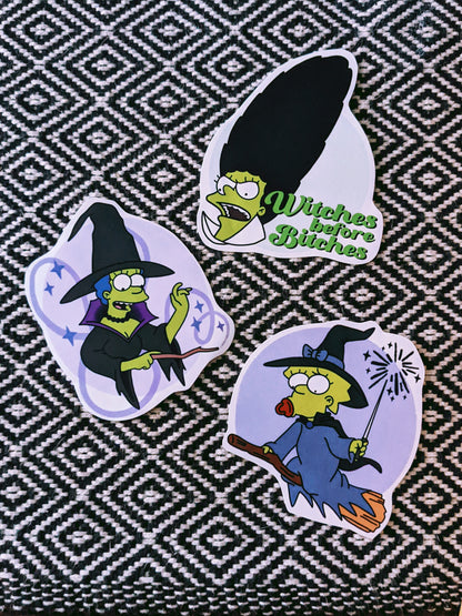 Simpsons Witches Sticker Pack