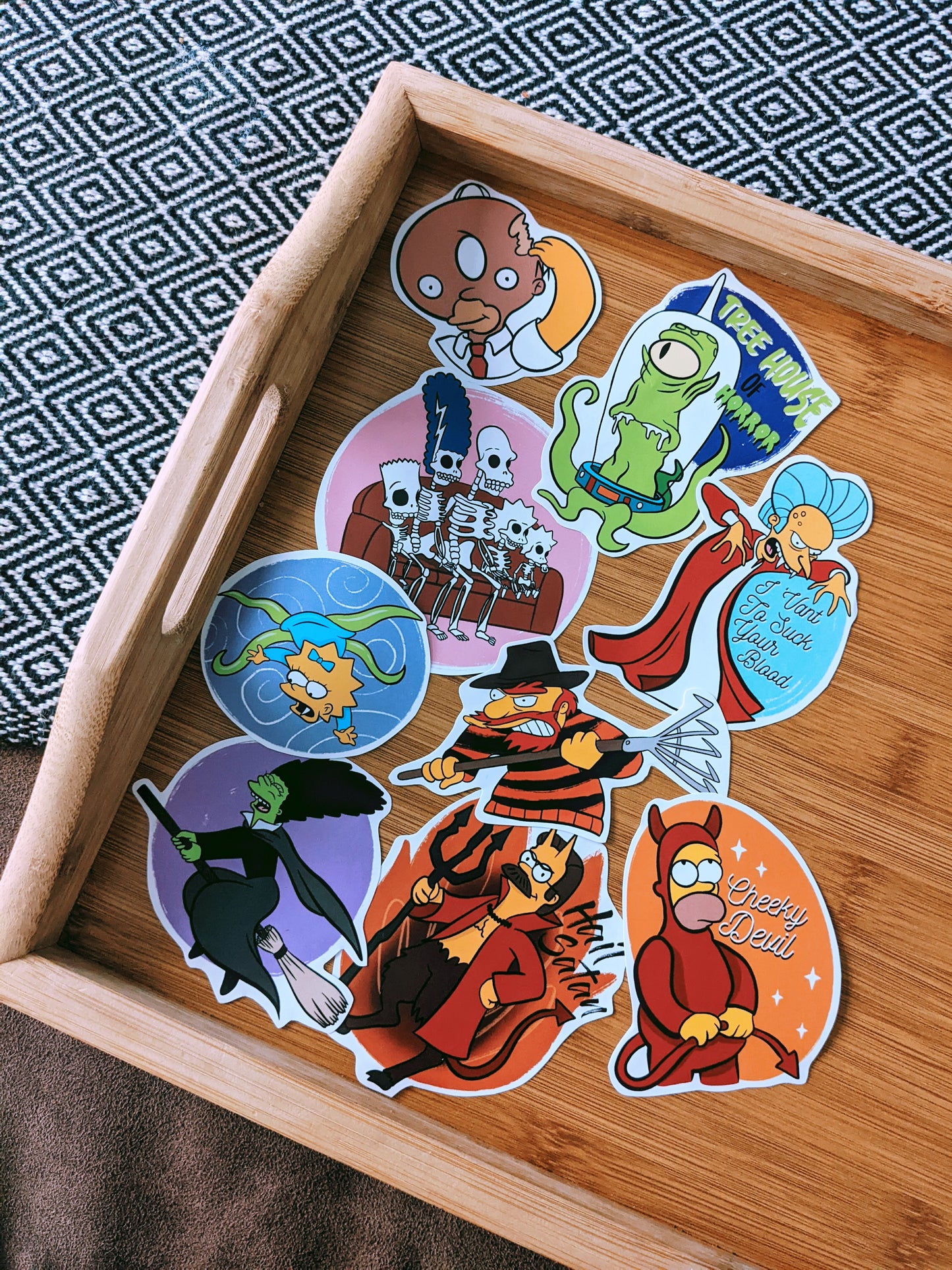 Treehouse of Horror The Simpsons Sticker Pack