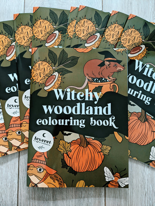 Witchy Woodland Colouring Book