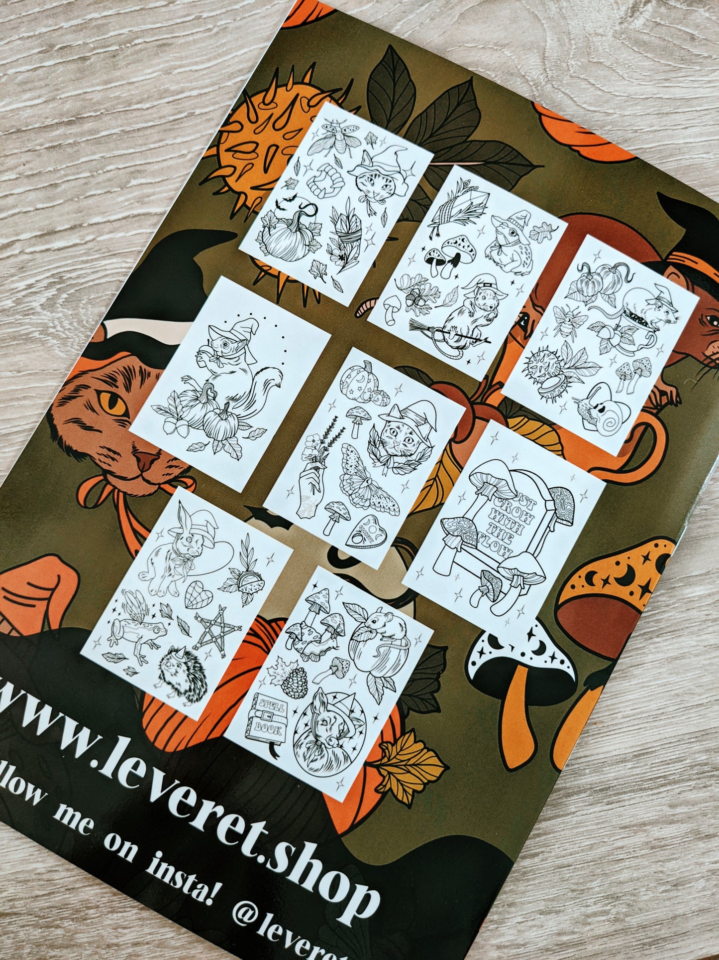 Witchy Woodland Colouring Book