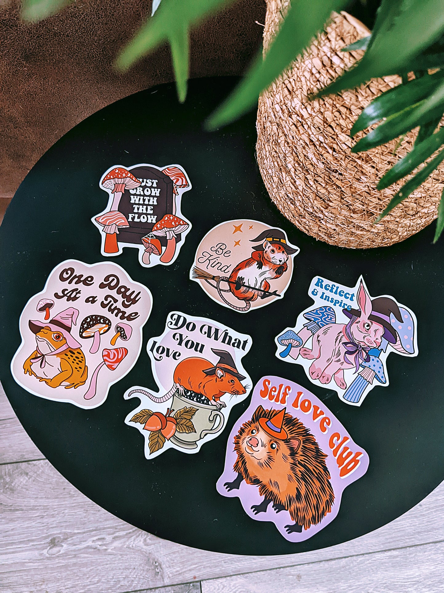 Witchy Woodland Positive Sticker Pack