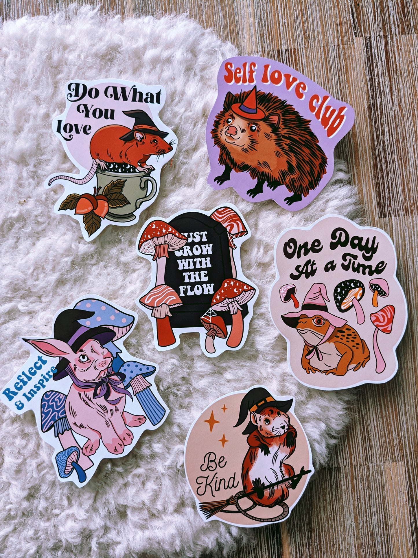 Witchy Woodland Positive Sticker Pack
