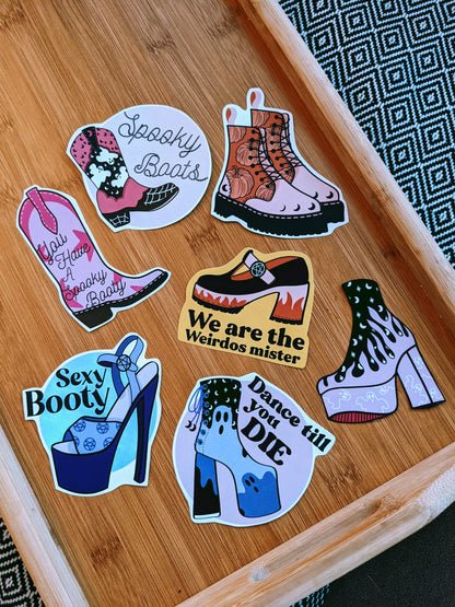 Spooky Boots Sticker Pack