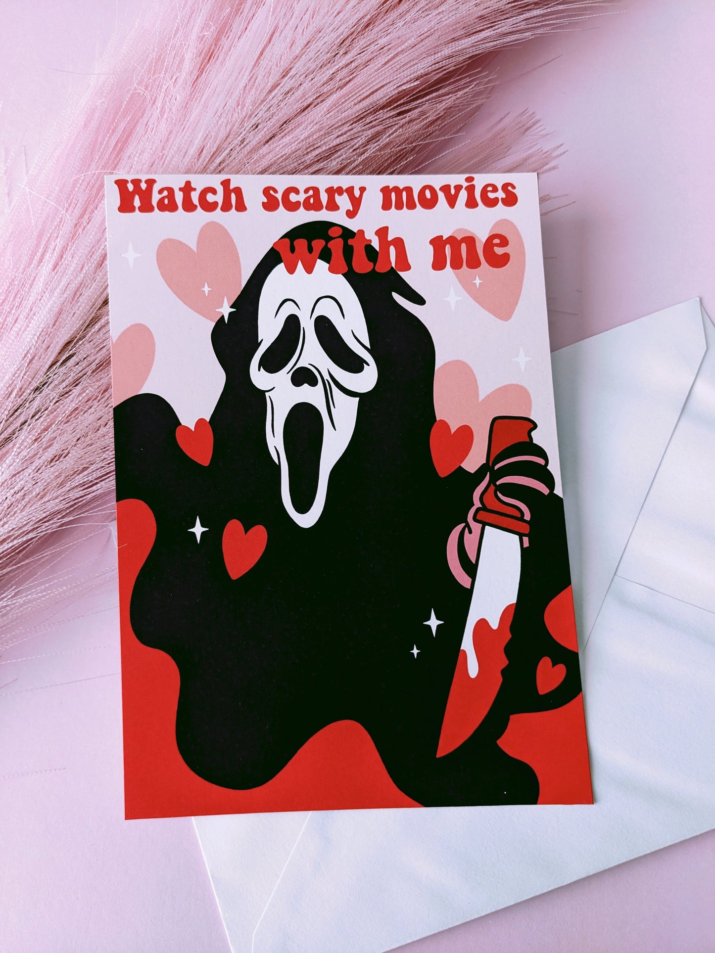 Ghostface Scary Movie Anniversary Card